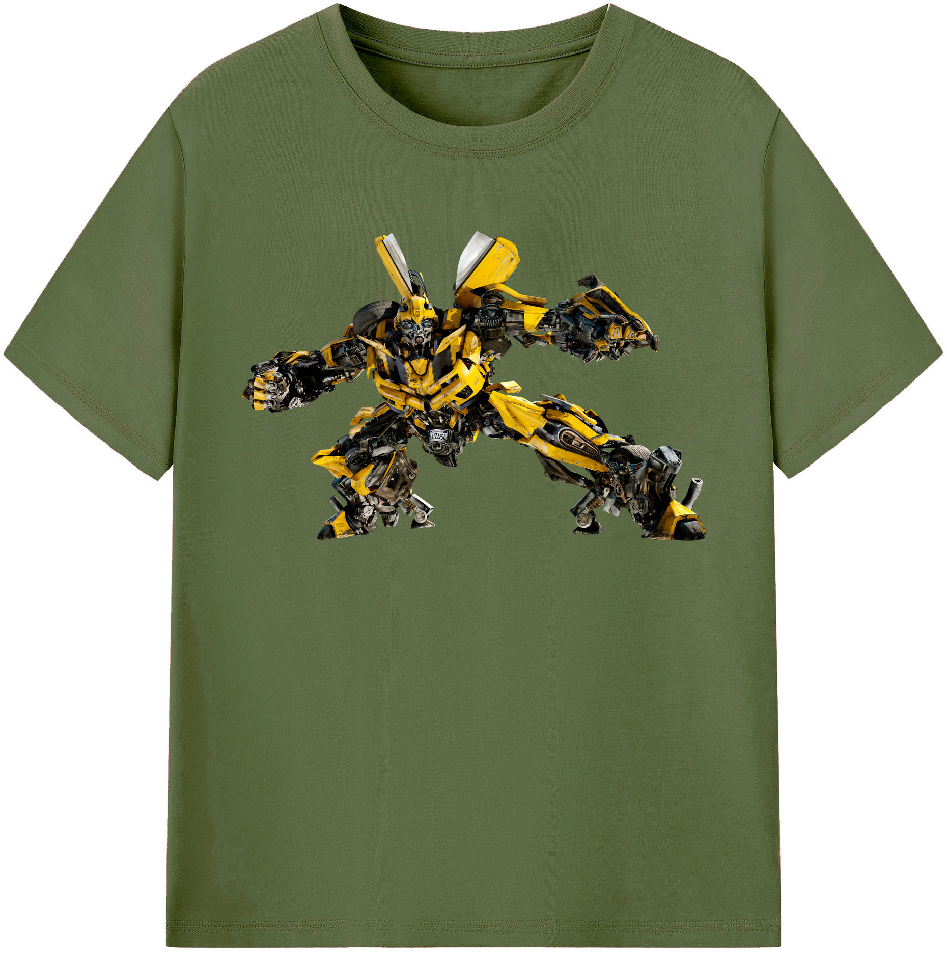 （画像用） Transformers トランスフォーマー 綿100％半袖Tシャツ（フロントプリント）
